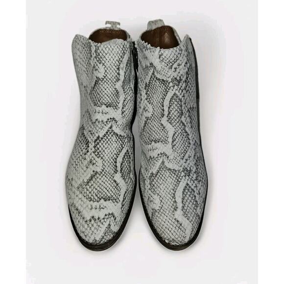 New! Franco Sarto Women's Darona Western Inspired Boot Snakeskin Pattern 9.5 - Picture 4 of 12